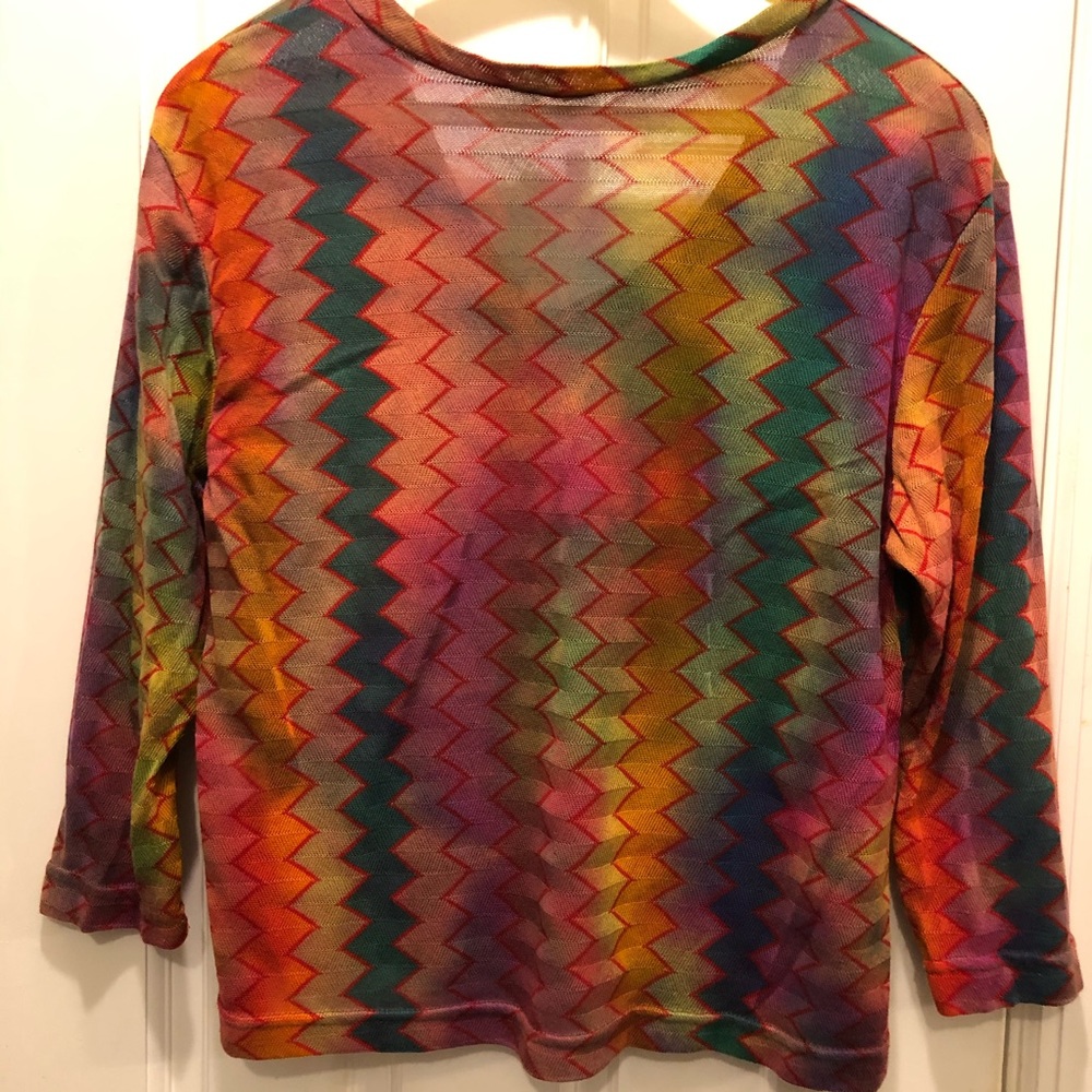View Collection Rainbow Pointelle Top - Picture 6 of 8